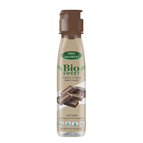 BioSweet Stevia Drops Chocolate Flavor Zero Calorie Liquid Sweetener Non GMO Keto & Diabetic Friendly Gluten Vegan Nothing Artificial 3000 drops (5.07 Fl Oz)