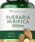 Carlyle Pueraria Mirifica Capsules | 1000mg | 120 Count | Root Extract | Non-GMO & Gluten Supplement