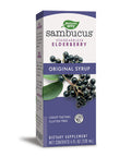 Natures Way Sambucus Original Elderberry Syrup, Black Elderberry Extract, Traditional Immune Support*, Delicious Berry Flavor, 4 Fl Oz.