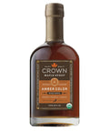 Crown Maple Certified Organic Dark Color Robust Taste Maple Syrup, Pure, Gluten Free, No Preservatives, Non-GMO pairs well with Pancakes, Coffee, Cocktails & Brunch, 12.7 Fl Oz (Pack of 1)
