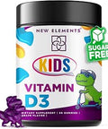 Vitamin D3 Gummies 2000 IU for Kids Sugar Natural Vitamin D Chewable Gummy Supplement for Healthy Bones Mood and Immune Support Vegan GlutenFree NonGMO Natural Grape Flavor