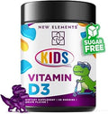 Vitamin D3 Gummies 2000 IU for Kids Sugar Natural Vitamin D Chewable Gummy Supplement for Healthy Bones Mood and Immune Support Vegan GlutenFree NonGMO Natural Grape Flavor