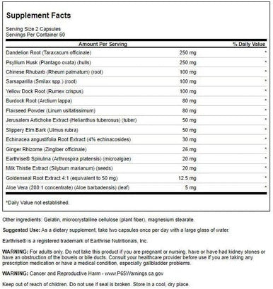 Swanson Detoxilean 120 Capsules