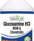 Natures Aid Glucosamine MSM and Chondroitin Liquid with Vitamin C Apple and Blackcurrant Flavour 500 ml