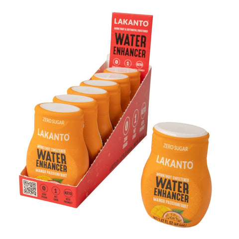 Lakanto Sugar Free Water Enhancer - Sweetened with Monk Fruit Sweetener and Erythritol, On the Go Liquid H2O Hydration, Zero Sugar, Naturally Flavored - Fruit Punch (1.67 fl oz - Pack of 1)