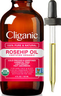 Cliganic Face Oil Trio: Jojoba, Rosehip & Vitamin E Oil