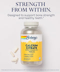 Solaray - Calcium Citrate with Vitamin D-3, 1000mg, 240 Counts
