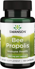 Swanson Bee Propolis 550 Milligrams 60 Capsules