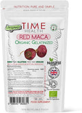 Organic Red Maca Root - 2000Mg Per Capsule - Peruvian Source - Gelatinized For Absorption - Uk Manufactured - Pullulan (120 Capsule Pouch)