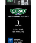 Curad CURIM5024H Performance Series Ironman Sport Tape Pink with White Ironman Logo 1.5" x 10 Yards Size