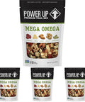 Power Up Premium Trail Mix - Protein Packed 14oz, No Added Sugar, Made Without Peanuts, Gluten Free, Vegan, Non-GMO