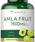 Amla Capsules 1500Mg | 120 Count | Amalaki Fruit | Non-Gmo And Gluten Free Supplement | By Carlyle