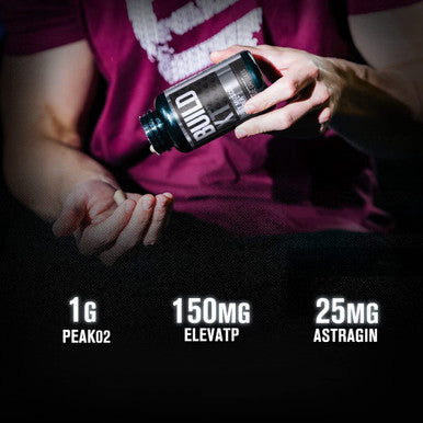 BuildXT Muscle Builder Daily Muscle Building Supplement for Muscle Growth and Strength Featuring Powerful Ingredients Peak02 elevATP 60 Veggie Pills