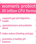 Luma Nutrition Probiotics for Women with Prebiotics - 50 Billion CFU - Formulated for Digestive, Immune & Feminine Support - 60 Capsules