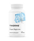 Thorne - Copper Bisglycinate - Optimally Absorbed Mineral Chelate Copper Supplement - Supports Bone Blood Vessel Heart Nerve & Skin Health - Third-Party Certified - Gluten-Free 60 Capsules