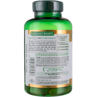 Nature's Bounty Nb Fish Oil Odorless Dbl Str (Pack Of 2)