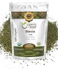 Organic Way Stevia Leaf Cut & Sifted - Herbal Tea (16 Ounce) | Stevia Rebaudiana botanical herb, European Wild-Harvest, USDA Organic and Kosher Certified; Non-GMO & 100% Raw from India