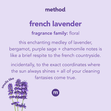 Method All-Purpose Cleaning Wipes French Lavender Multi-Surface Compostable 70 Count (Pack of 3)