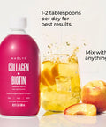 MaÃƒÆ’Ã‚Â«lys Super Charged Liquid Collagen For Women - Collagen Peptides Supplement With Biotin For Hair Skin And Nails - Liquid Hydrolyzed Collagen Peptides