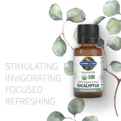 Garden of Life Essential Oil Eucalyptus 0.5 Fl Oz Pack (Pack Of 2)