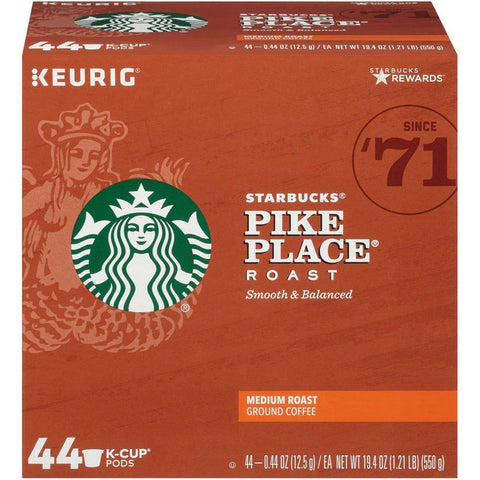 Starbucks K-Cup Coffee Pods, Medium Roast Hot or Iced Coffee, Pike Place Roast, 60 Keurig Pods ÃƒÂ¢Ã¢â€šÂ¬Ã¢â‚¬Â¹