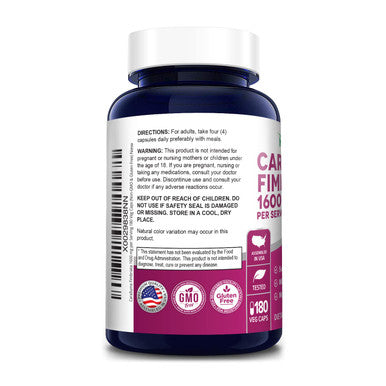 NusaPure Caralluma Fimbriata 1600mg - 180 Veggie Capsules (Non-GMO & )