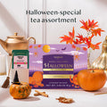 Vahdam Limited Edition Halloween Tea Basket | 9 Premium Variety Pyramid Tea Bags | Halloween s for Women Men and Adults I Tea Set