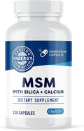 Vimergy Msm Capsules Support For Healthy Joints & Bones* Benefits Skin Hair & Nails* Kosher Non-Gmo Vegan & Gluten-Free 120 Capsules
