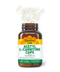 Country Life Acetyl L-Carnitine Caps With Vitamin B-6 To Aid In Utilization 500Mg 60 Vegan Capsules Certified Gluten Free Certified Vegan Certified Halal