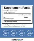 Natgrown Palmitoylethanolamide Pea Supplement 600 Mg - 120 Capsules