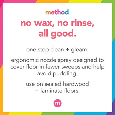 Method Hardwood Floor Cleaner Squirt + Mop Refill Almond For Sealed Hardwood and Laminate Floors 68 Fl Oz (Pack of 1)