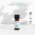 Tisserand Aromatherapy - Mind Clear Diffuser Oil - Peppermint, Lavender, Lemon - 100% Natural Pure Essential Oils - 9Ml