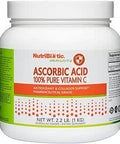 NutriBiotic Ascorbic Acid Vitamin C Powder 2.2 Lb Pharmaceutical Grade LAscorbic Acid 2000 Mg Per Serving Essential Immune and Antioxidant Collagen Support Supplement Vegan Gluten and GMO