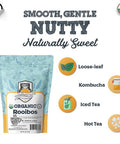 Fermentaholics Usda Organic Loose Leaf Rooibos Tea - Perfect For Kombucha Brewing - Makes 9 Gallons Or 54 Cups Of Tea