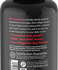 Vegan Icelandic Astaxanthin 12mg with Organic Coconut Oil Vegan NonGMO Project Verified Dietary Supplement 60 Veggie Softgels 2 Month Supply