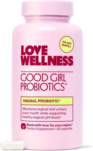 Love Wellness Good Girl Probiotics Women s Vaginal Health and pH Balance Supplement 9 Strain Probiotic for Urinary Tract Yeast Odor and Immune Support Gluten Free