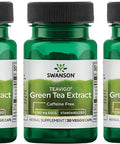 Swanson Teavigo Green Tea Extract 90% Egcg 30 Veg Capsules (3 Pack)
