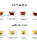 Octavius Assorted Tea Sampler Set (3 Flavors 100 Tea Bags) | Black Tea Sampler Pack | Tea Set Pack of 2