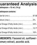 Barleans Fresh Flaxseed Oil for Animals with Rich Essential Omega3 Fatty Acids for Pet WellBeing and Health NonGMO 12 oz