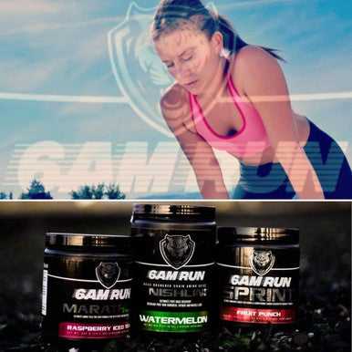 6AM RUN Sprint Pre Workout Powder for Instant Energy Boost for Cardio and Focus No Jitters High Energy Conditioning Formula All Natural Keto Vegan Fruit Punch Full Bottle