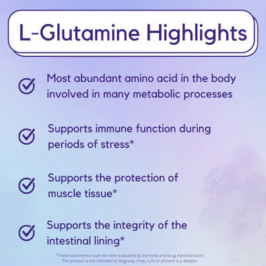 L-Glutamine 1000mg per Capsule (240 Capsules) - Free Form - No Stearates - No Fillers - Gluten Free - Non GMO