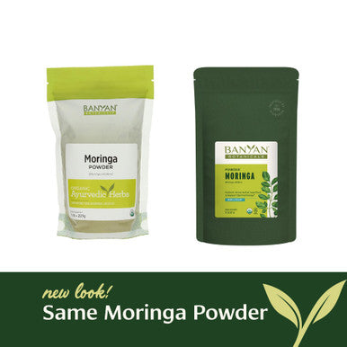 Banyan Botanicals Moringa Leaf Powder - Usda Certified Organic - Moringa Oleifera - Sun Dried - Raw Herbal Superfood - Natural Energy Boost For Optimal Wellness *
