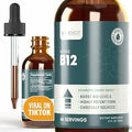 Active B12 Liquid B12 Supplement Supports Energy and a Healthy Nervous System Convenient Liquid Dropper Absorbs Fast and Tastes Great