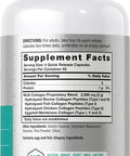 Multi Collagen Protein 2000 mg | 180 Capsules | Type I, II, III, V, X | Collagen Peptide Pills | Keto & Paleo Friendly, Gluten Free Supplement | by Horbaach