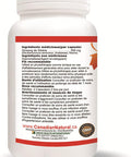 Siberian Eleuthero | 500mg Siberian Ginseng Root Powder | 120 Vegan capsules | Traditional Herbal Supplement for Adaptogen | Reduction of Stress & Fatigue | Made in Canada