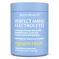 BodyHealth PerfectAmino Electrolytes Powder No Sugar Hydration Fasting Keto Zero Sugar Electrolytes Drink Mix with Trace Minerals - Passion Fruit - 30 Servings