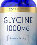Carlyle Glycine 1000mg | 90 Powder Pills | Quick Release Capsules | Premium Quality | Non-GMO & Gluten Supplement