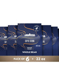 Lavazza Super Crema Whole Bean Coffee, Medium Espresso Roast, Arabica and Robusta Blend, 2.2 lb Bag, Package May Vary (Pack of 1)