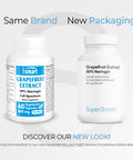 Supersmart Grapefruit Extract 600 mg Per Day Standardized to 99 Naringin Weight Loss Pills Immune System Booster Antioxidant Supplement NonGMO Gluten Free 60 Vegetarian Capsules