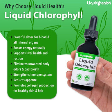 Liquidhealth Liquid Chlorophyll Drops & Children's Complete Multiple Daily Multivitamin Bundle - Internal Deodorizer Stop Bad Breath Reduce Body Odor Immune Support Overall Health - Vegan Non-GMO